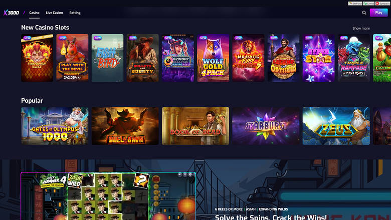 X3000 Desktop-Spiele