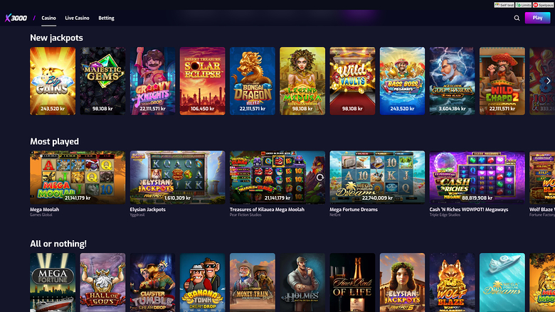 X3000 Desktop-Jackpot