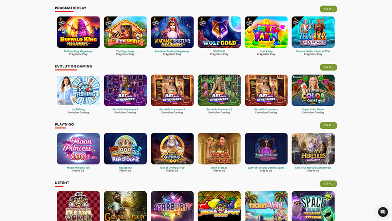 Développeurs de jeux sur ordinateur de Yaa Casino