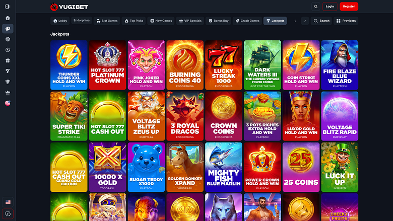 Jackpot de bureau Yugibet