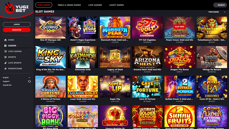 Juegos de escritorio de Yugibet