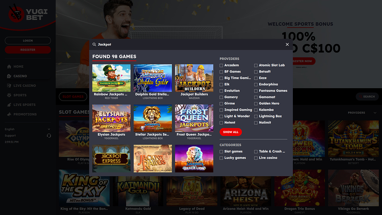 Bote de escritorio de Yugibet