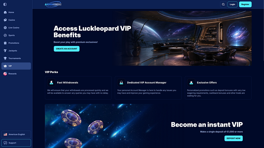 Casino Andromedasino Escritorio VIP