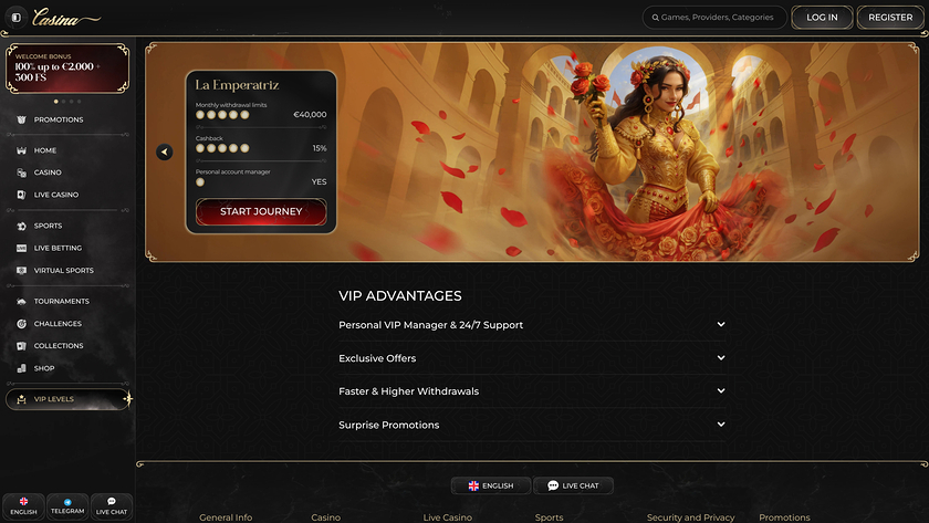 Programa VIP de Casina Casino