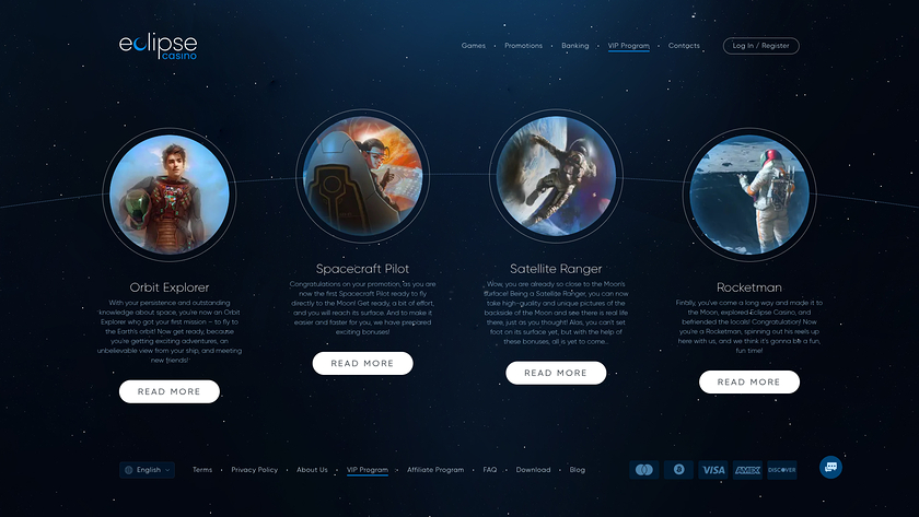 Eclipse Casino Desktop-VIP-Programm