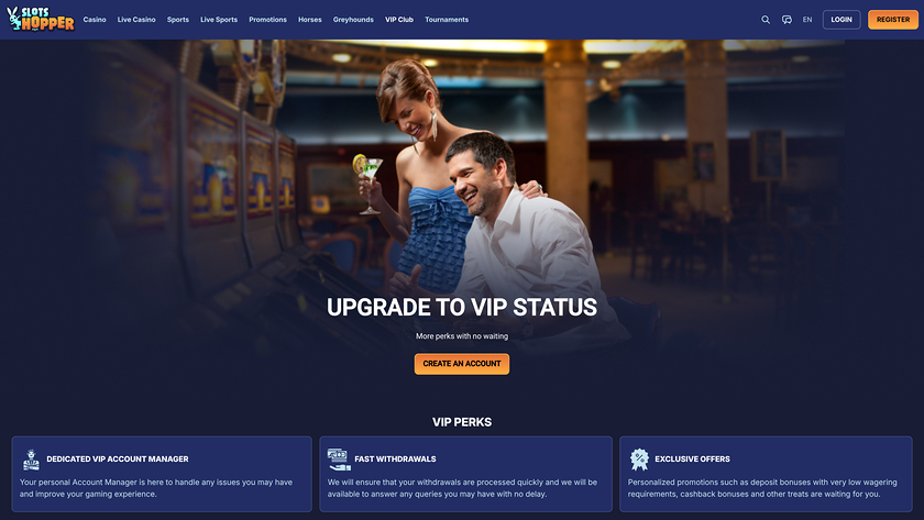 SlotsHopper Casino VIP-Programm