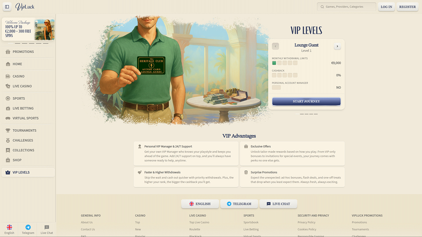 VIP-Programm von Luck Casino