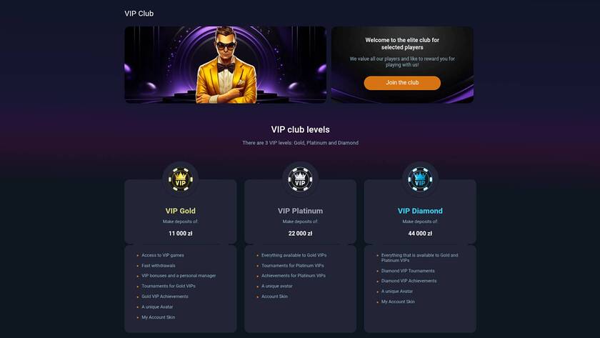 VOX casino VIP