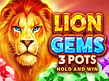 Vista previa de Lion Gems 3 Pots Hold and Win