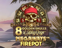 8 Golden Skulls of Holly Roger Megaways