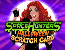Preview image of Space Hunters Halloween Scratch Cards