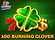 100 Burning Clover Logo