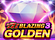 777 Blazing 3 Golden Logo