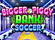 Bigger Piggy Bank Soccer Logo
