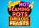 Super Hot Flaming Pots Fabulous Feasts Logo