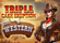 Triple Cash Eruption The Western Logo