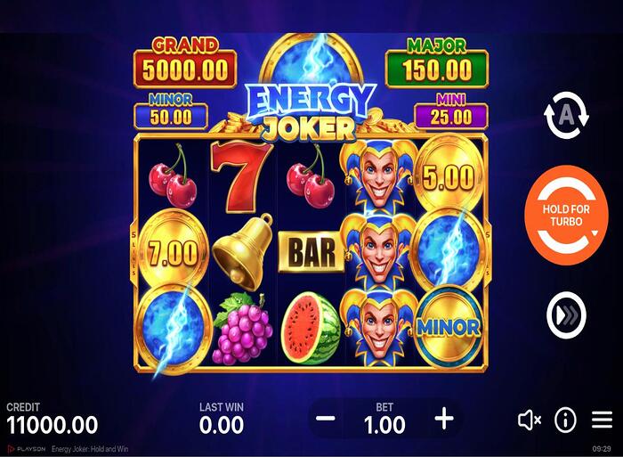 Energy Joker Hold and Win játék képernyőképe