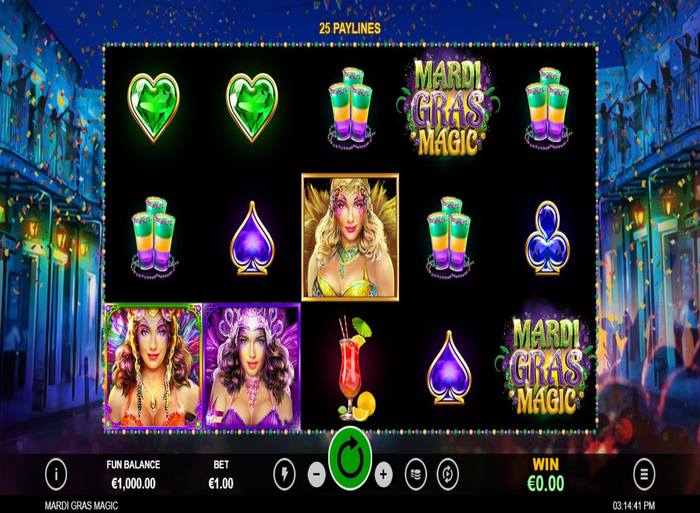 Mardi Gras Magic Slot by RTG | Play for Free