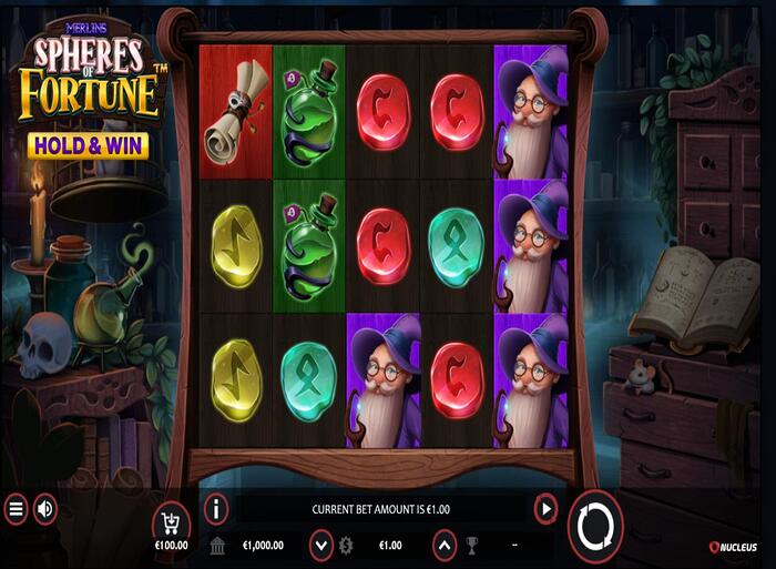 Merlins Spheres of Fortune slot