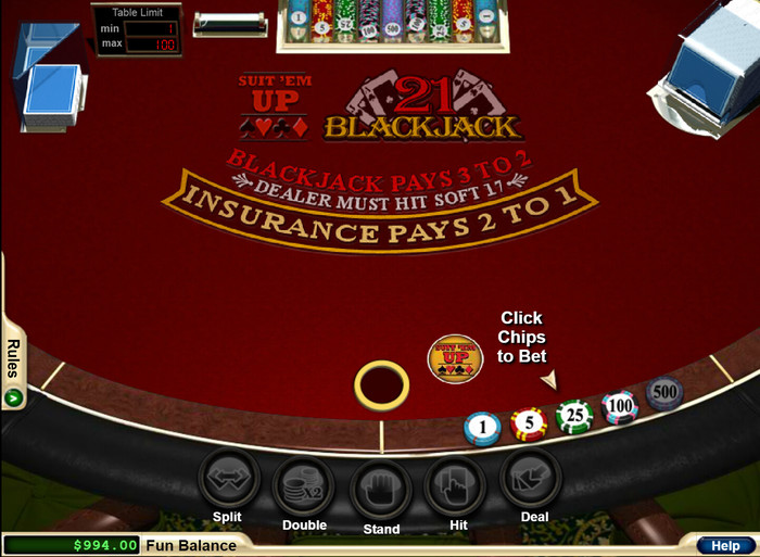 SuitEm Up Blackjack