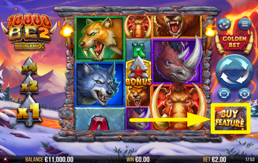 10000 BC 2 DoubleMax КУПИТЬ БОНУСНЫЙ РАУНД.