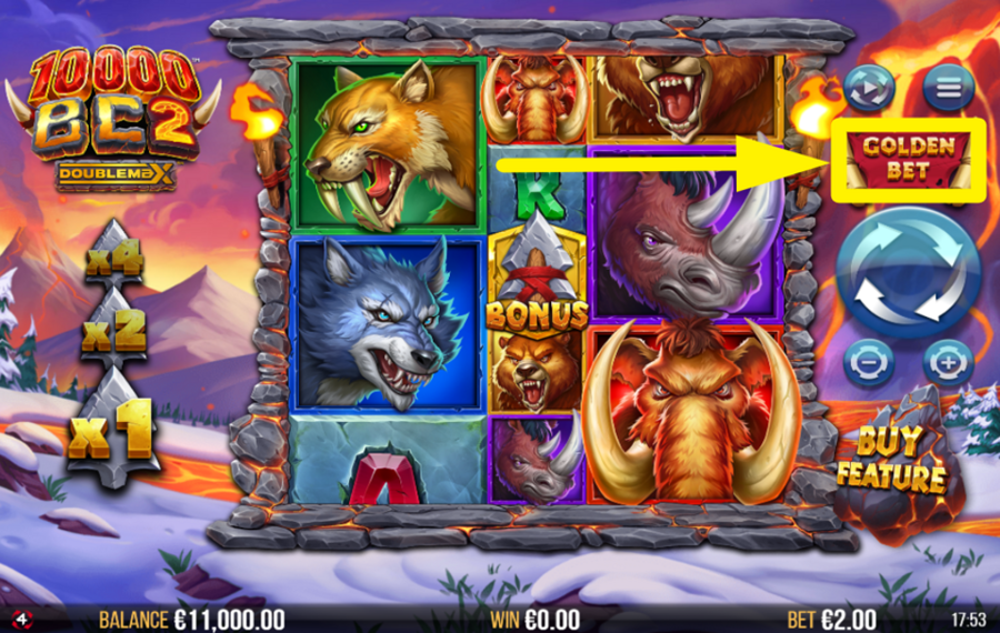 10000 BC 2 DoubleMax ВКЛЮЧИТЕ ЗОЛОТУЮ СТАВКУ.