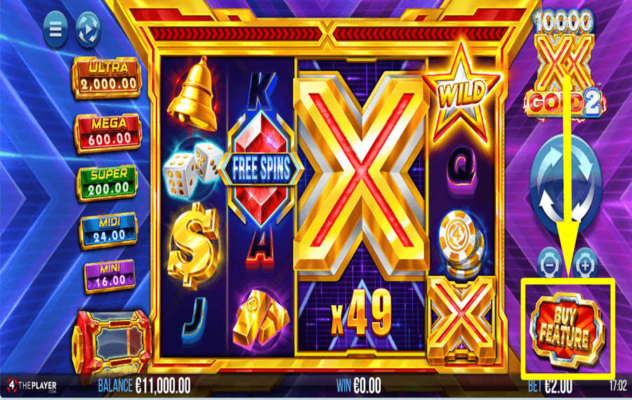 10000 X Gold 2 SAMMELN SIE BONI.