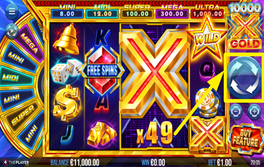 10000 X Gold PLAY THE GAME.