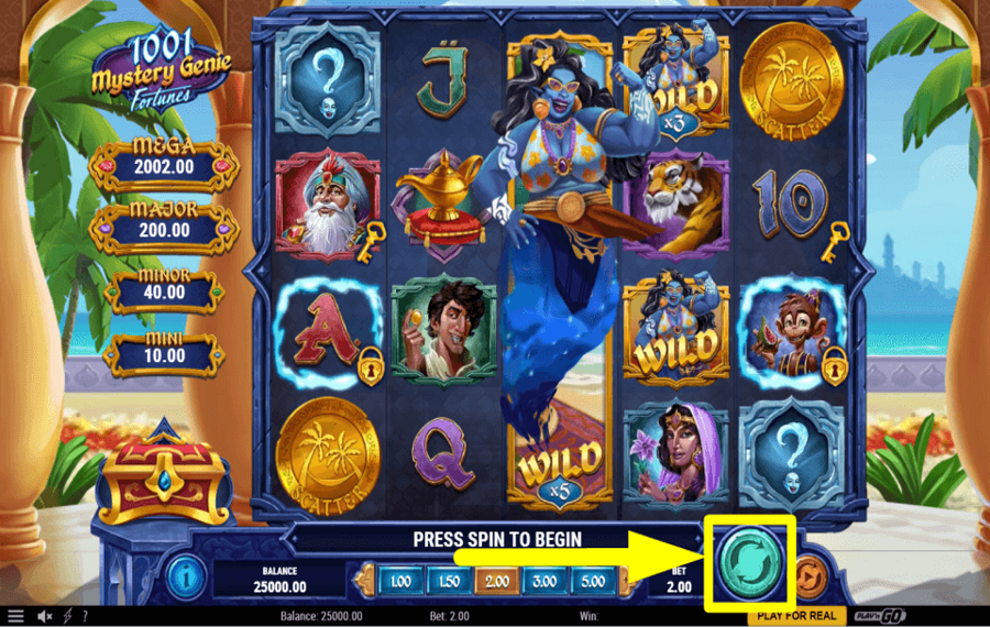 1001 Mystery Genie Fortunes ПОЛУЧИТЕ НАГРАДЫ.