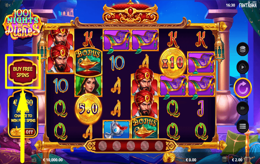 1001 Nights of Riches ACQUIRE FREE GAMES.
