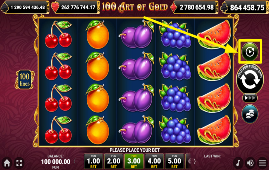 100 Art of Gold AUTOMATISEZ LES TOURS.