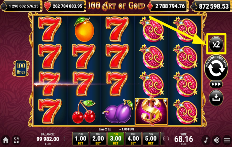 100 Art of Gold TESTEZ VOTRE FORTUNE.