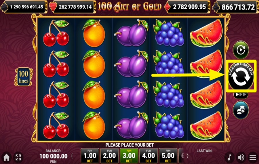 100 Art of Gold ENTREZ DANS L'ACTION !