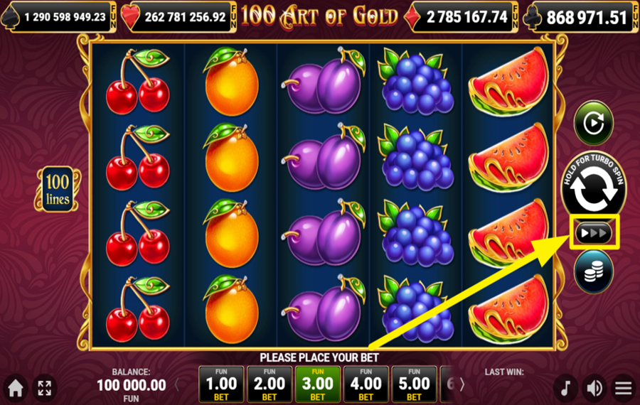 100 Art of Gold MAXIMISEZ LA VITESSE.