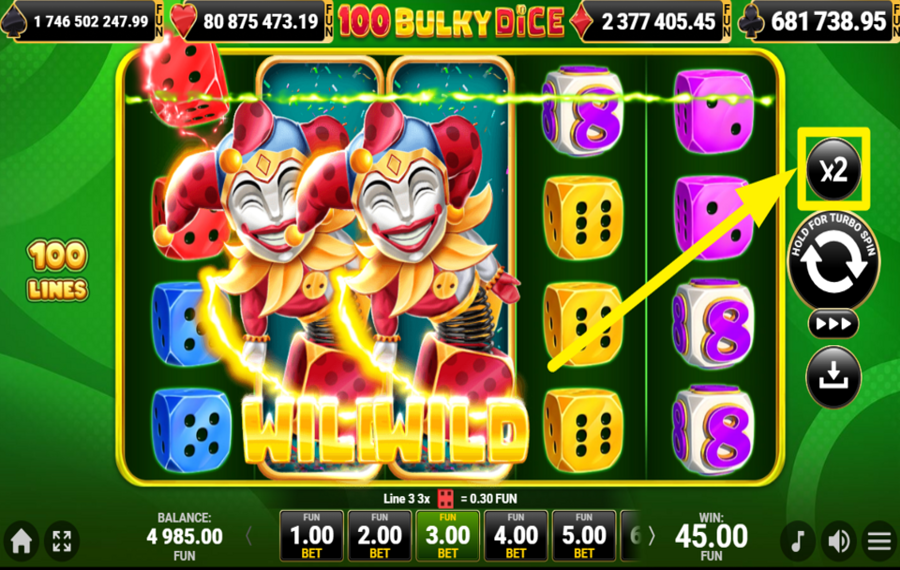 100 Bulky Dice TRY YOUR LUCK!