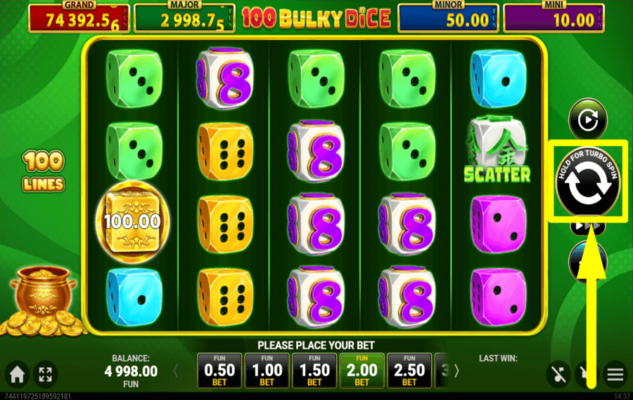 100 Bulky Dice Golden Coins Link СТРЕМИТЕСЬ К ПРИЗУ.