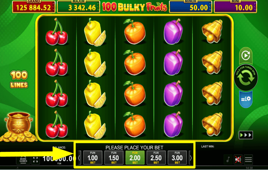 100 Bulky Fruits Golden Coins Link FISSA LA SCOMMESSA.