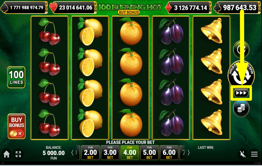 100 Burning Hot Buy Bonus ACCÉLÉREZ LE RYTHME.