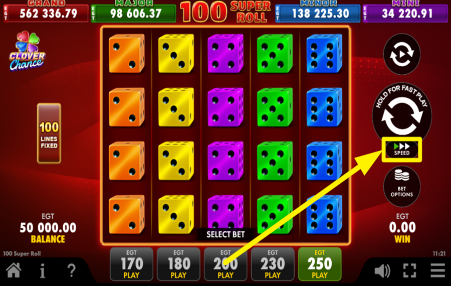 100 Super Roll Clover Chance SCATENA LA POTENZA TURBO!