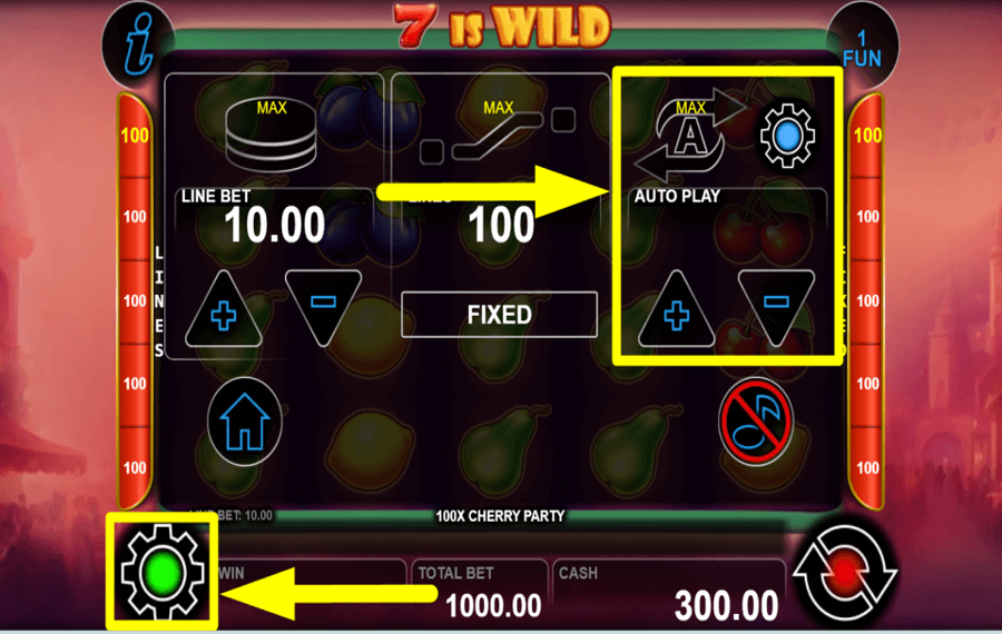 100x Cherry Party ACTIVAR REPRODUCCIÓN AUTOMÁTICA.