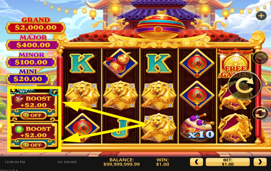 101 Drums AUMENTA TU APUESTA.