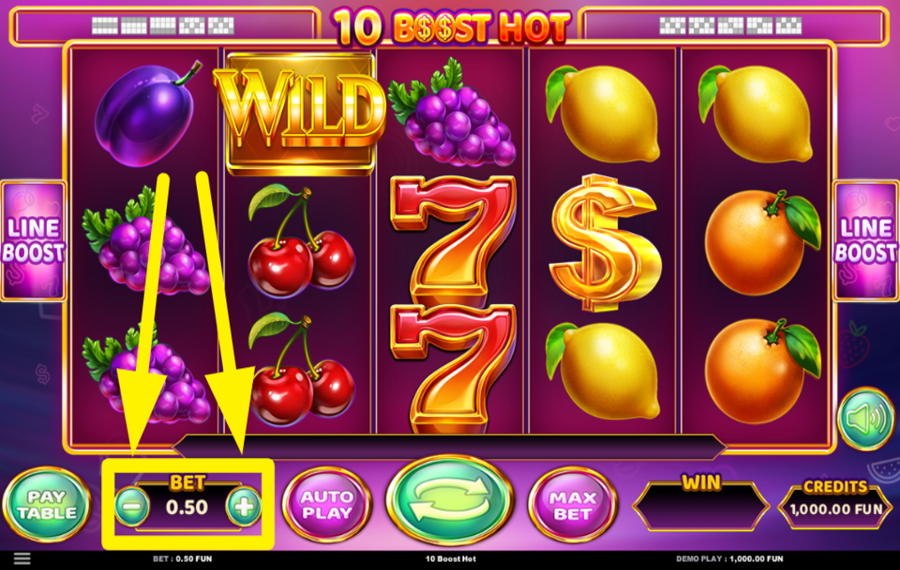 10 Boost Hot УСТАНОВИТЕ СВОЮ СТАВКУ.