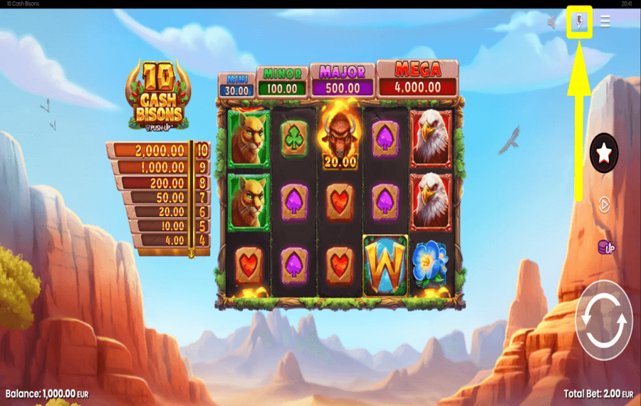 10 Cash Bisons УСКОРЬТЕ ИГРУ.