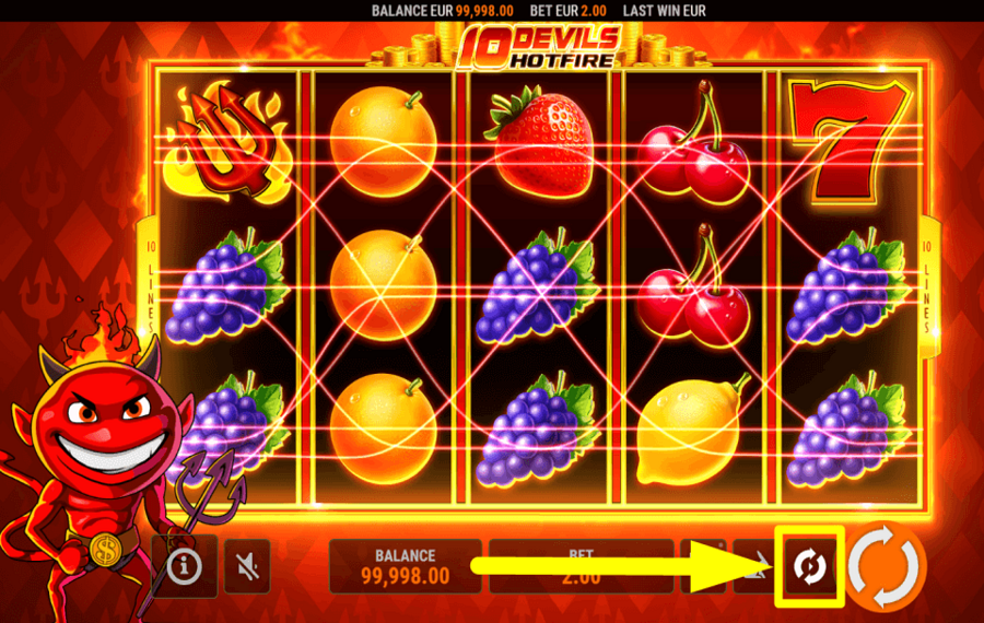 10 Devils Hotfire START AUTOPLAY.