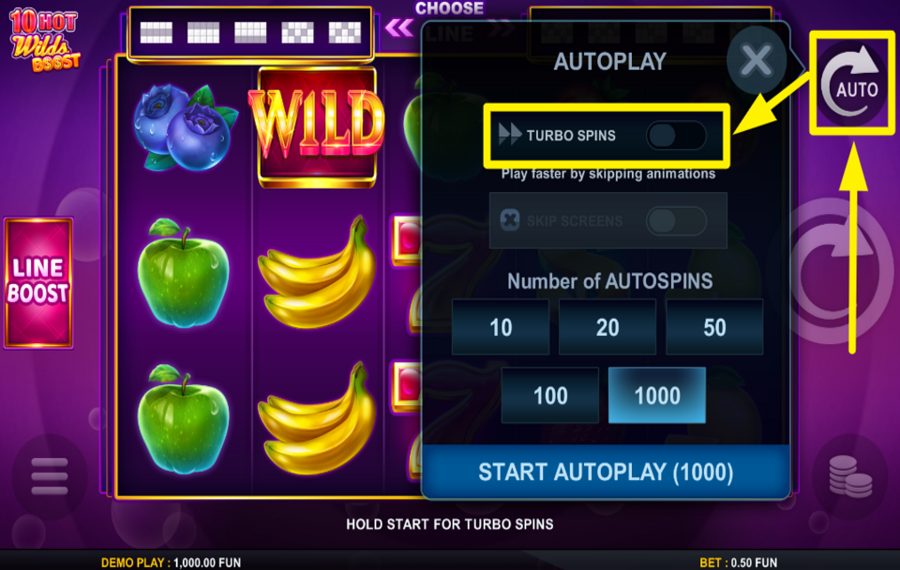 10 Hot Wilds Boost AMP UP THE GAME.