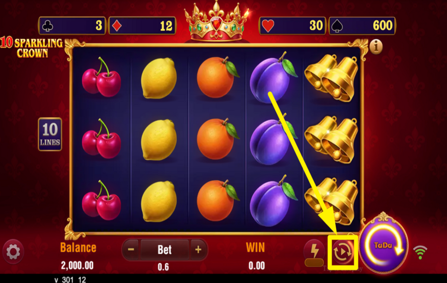 10 Sparkling Crown USE THE AUTOPLAY FEATURE.