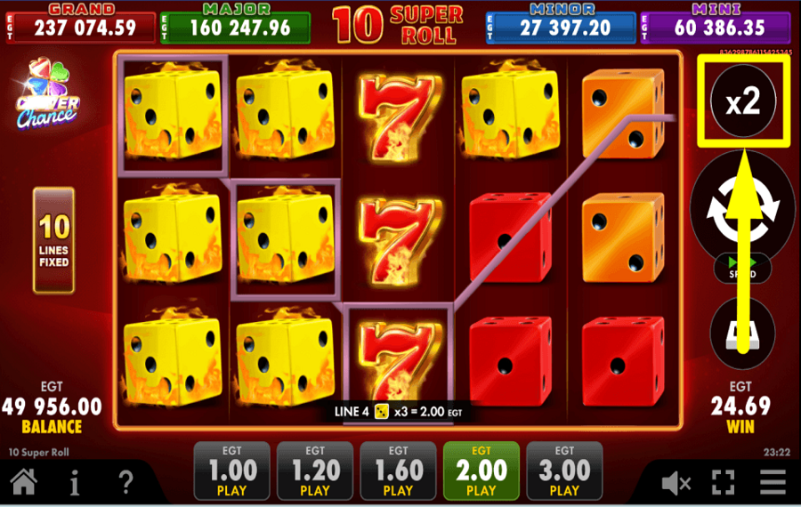 10 Super Roll Clover Chance SIND SIE RISIKOFREUDIG?