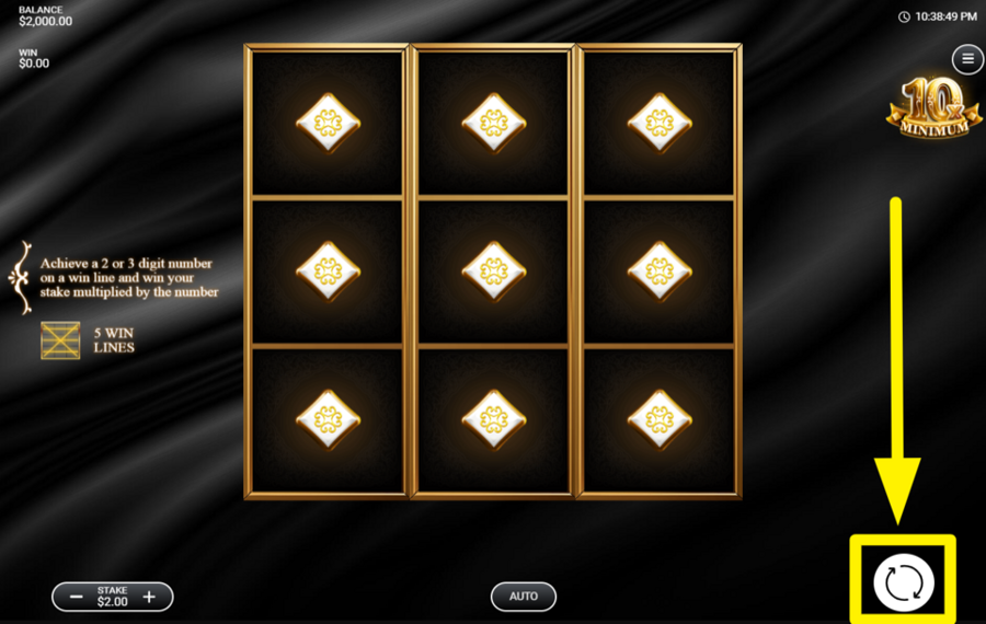 10x Minimum SPIELEN SIE DAS SPIEL.