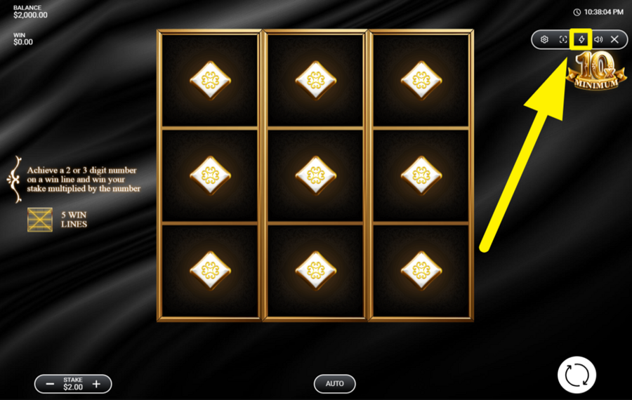 10x Minimum BESCHLEUNIGEN SIE DAS SPIEL!