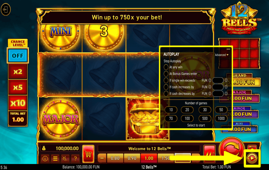 12 Bells ДЕЙСТВУЙТЕ АВТОМАТИЧЕСКИ.